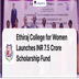 Ethiraj College for Women Launches INR 7.5 Crore Scholarship Fund at 75th Anniversary